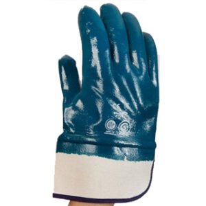 Guante Nitrilo Azul, Dorso Completo