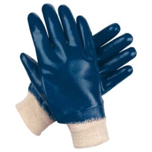 Guante Nitrilo Azul, Dorso Completo