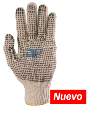 Guante Algodón Tej. Jersey Mot. 1 Cara Liv.DPS.T8. C/IRAM